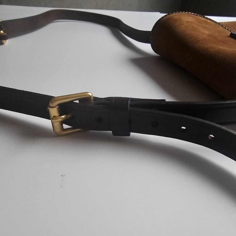 Dooney & Bourke Vintage Leather Crossbody Bag with adjustable strap brown - Picture 13 of 14